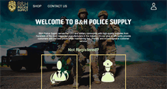 Desktop Screenshot of bhpolicesupply.com